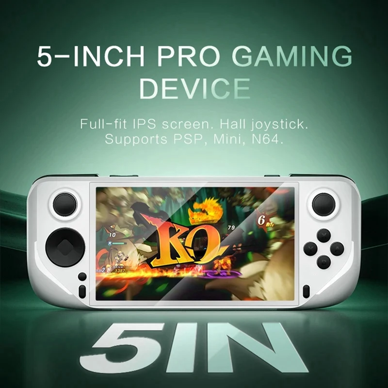 

E6 Handheld GAME Console Portable Video Game Support 5-Inch IPS Retro Gamebox PSP PS1 N64 Connect TV