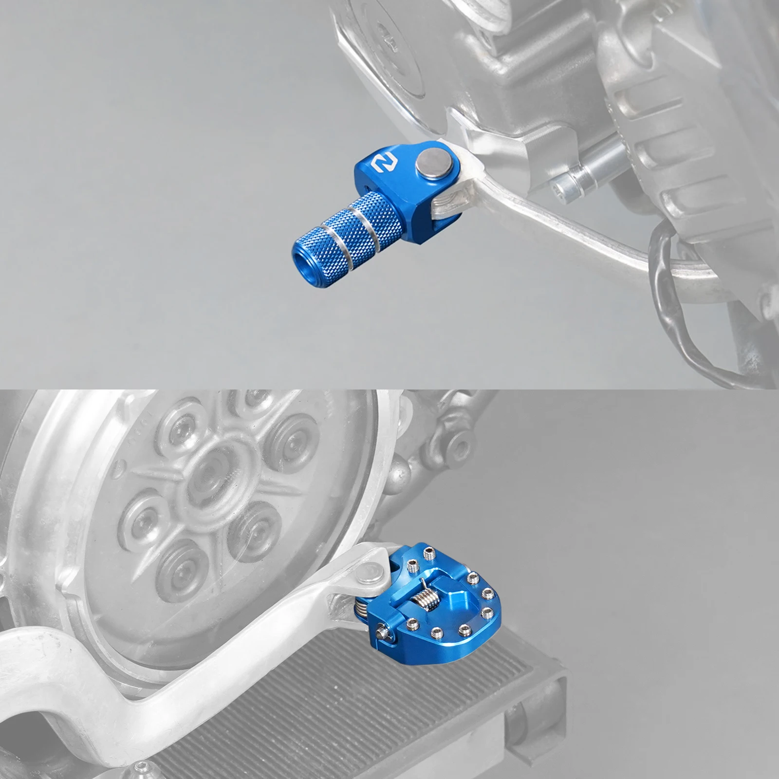 NICECNC Für 2024 Suzuki DR-Z400 DR-Z400E DR-Z400S DR-Z400SM 2000-2024 DR Z400 E S SM Bremspedalplatte Schalthebel-Spitzen-Set – Detail 14