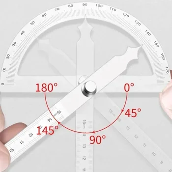 Goniometer Stainless Steel Protractor 4