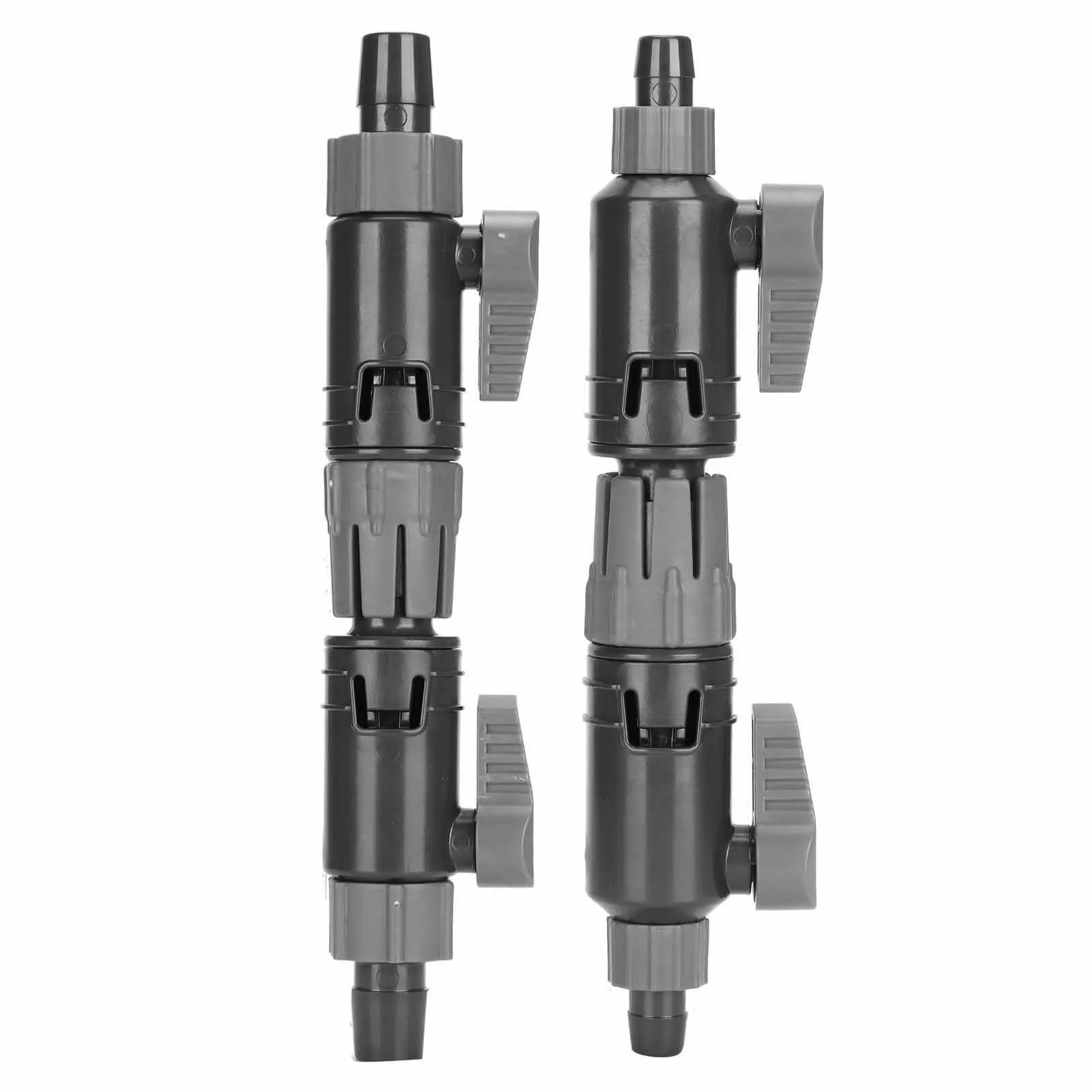Aquarium Double Tap Connector Aquarium Water Control Valve Fish  Hose Pipe Quick Release Double Tap Connector 4