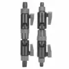 Aquarium Double Tap Connector Aquarium Water Control Valve Fish  Hose Pipe Quick Release Double Tap Connector 4