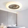46 52 cm Smart Ceiling Fan Fans With Lights App+Remote Control Bedroom Ventilator Lamp Air Invisible Blades Retractable Silent 6