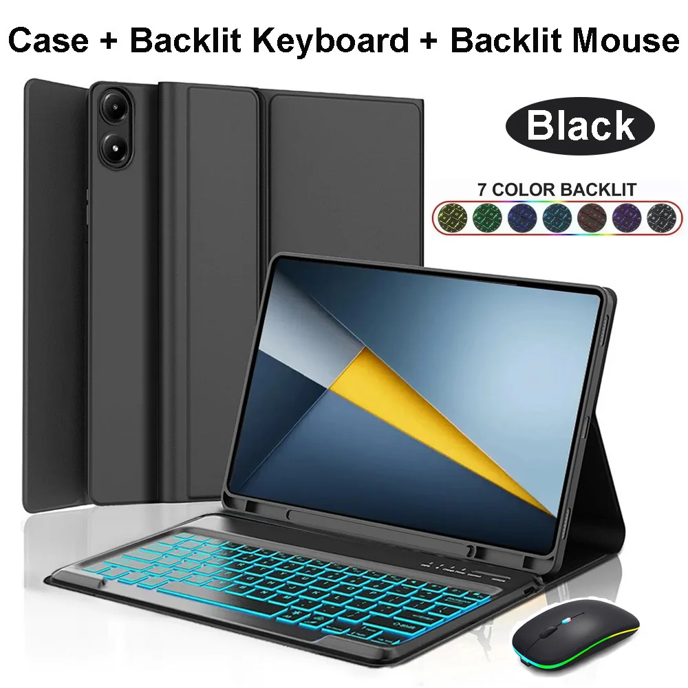 Bluetooth Wireless Tablet Stand Case - Protective Smart Folio Cover in Sleek Design