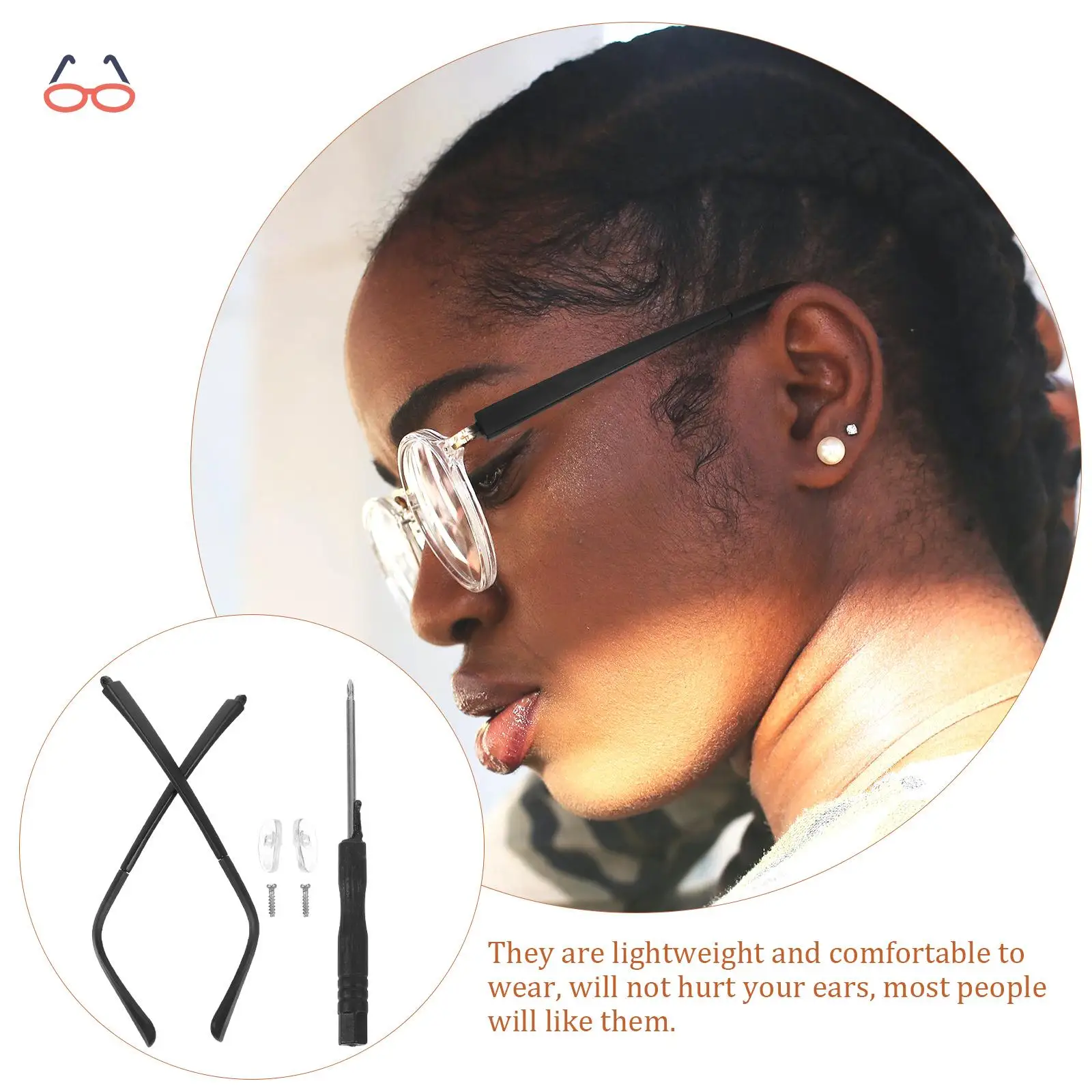 Durable Eyeglass Temple Arms Replacement Kit