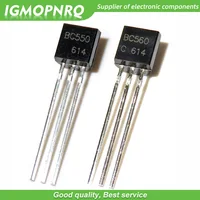 50pair BC550C + BC560C each 50pcs BC550 BC560  Transistor DIP-3 45V 0.1A TO-92