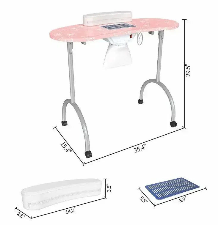 

Nail Table Single New Nail Table Shopping Mall Nail Shop Simple Double Layer Imitation Cosmetic Table Light Luxury Single Double