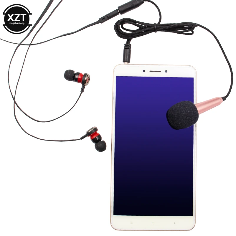 Palmare Mic 3.5 millimetri Discorso Micro Microfono A Condensatore Professionnel Per PC Del Telefono Astuto Delle Cellule - Image 2