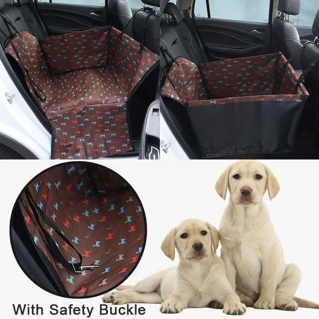Dog Water Proof Car Seat Cover Hammock Protector Foldable Cushion Cover For Transporting Pets 1