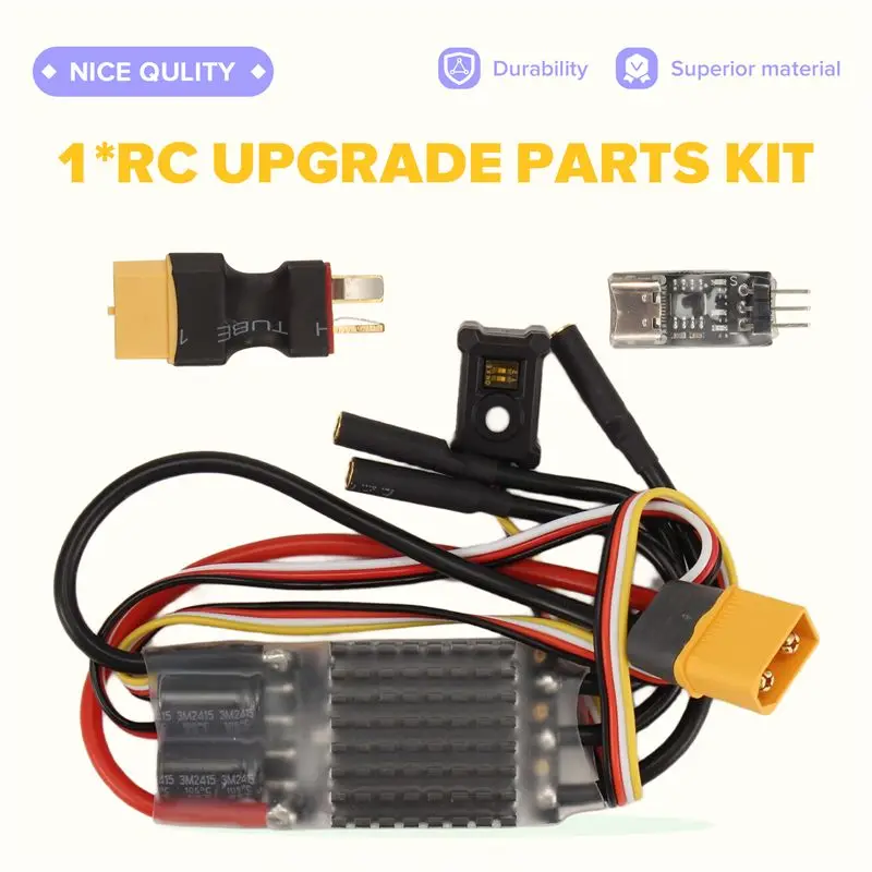 ABKI-For RC AM32 브러시리스 모터 ESC 오픈 소스 외부 80A RC 크롤러용 Axial SCX10 Traxas TRX-4 TRX-6