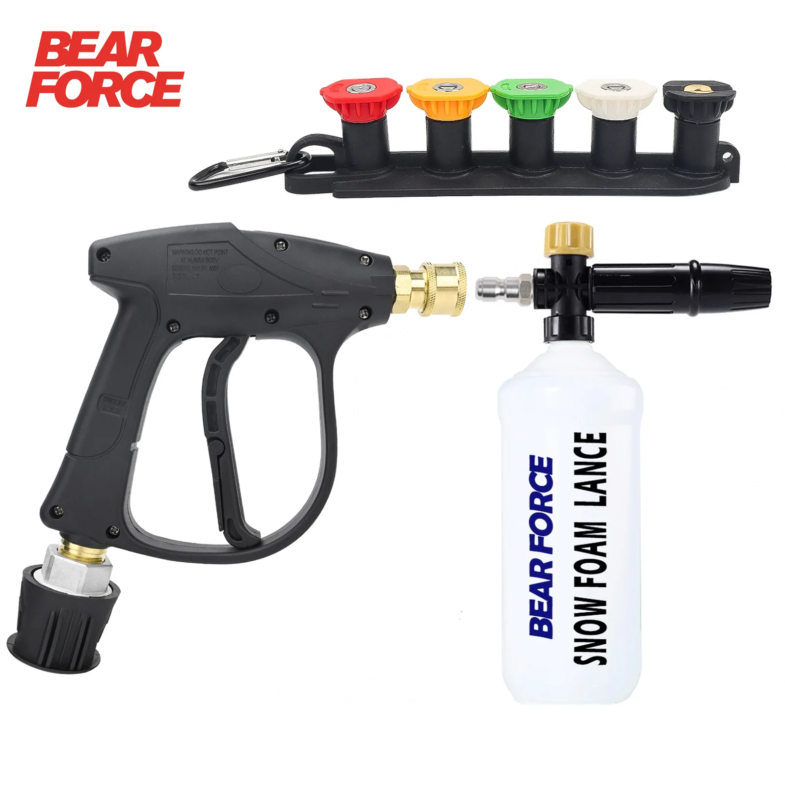 High-Performance Pressure Washer Water Gun with Quick-Connect Nozzles