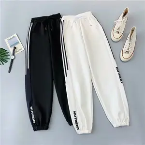 Women Pants Warm Winter Thick Lambskin Cashmere Pants High Waist Black  Harem Long Trousers Wool Cold Resistant Pants PELEDRESSS