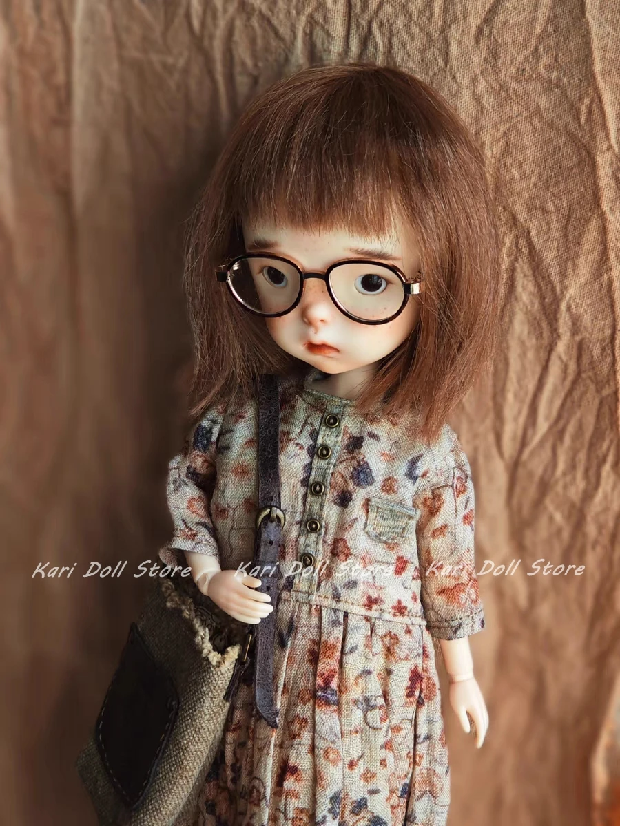 2026 카리 인형 옷과 스커트 랜다즈 란두두용 수제 빈티지 라미 컬드 칼라 on24 ob22Doll