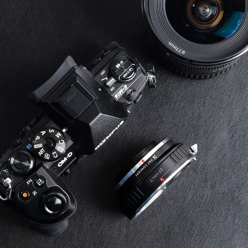 K&F Concept Lens Adapter for Canon EOS EF FD M42 MD Nikon F Mount Lens to Micro M4/3 MFT Olympus Pen and Panasonic Lumix Cameras - Image 3