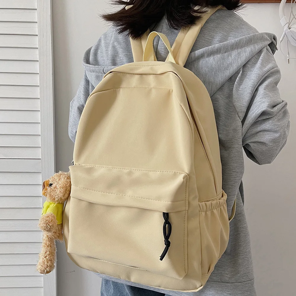 Trendy Women Laptop Purple College Bag Lady Kawaii Nylon Book Backpack Fashion Cute Girl Travel Bag Cool Female School Backpacks