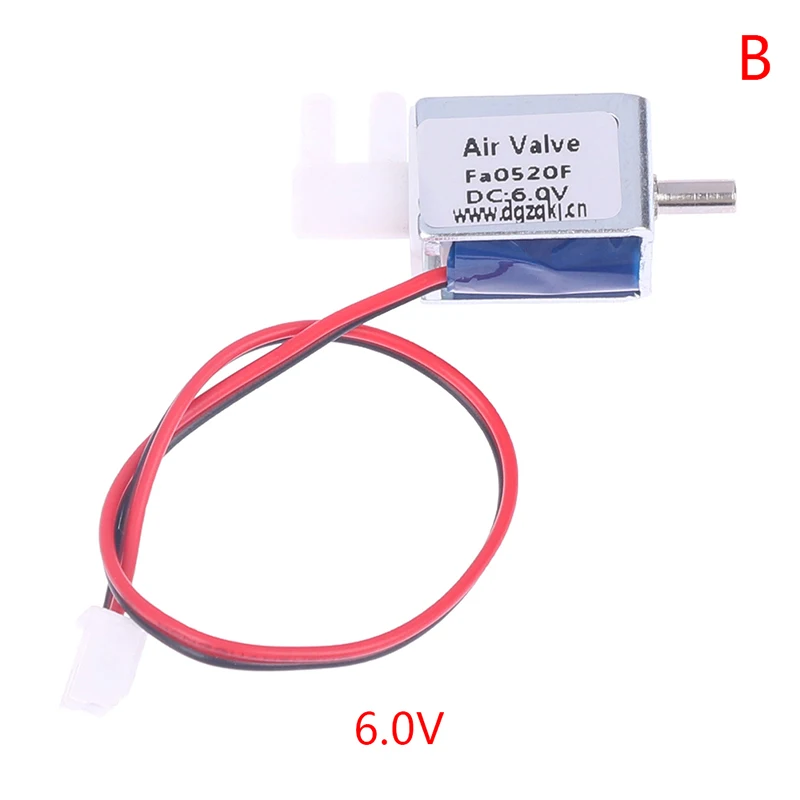 Uxcell 2-Pack DC4.5V Mini Solenoid Valves - Normally Open, 3mm Port, For Air/Gas Control (80mA)