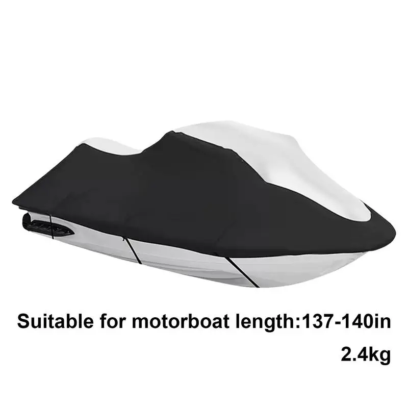 Motorboat Cover Protective Motorboat Waterproof 600D Oxford Cover Good Softness UV Protection For Winter Spring Summer And