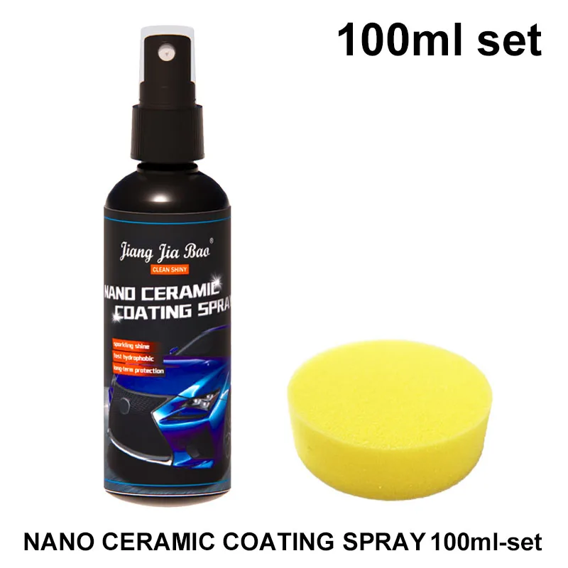 Ceramic Car Coating Paint Care Mirror Shine Crystal Wax Spray Nano  Hydrophobic Coat Polish Polymer Detail Protection Liquid Wax - AliExpress