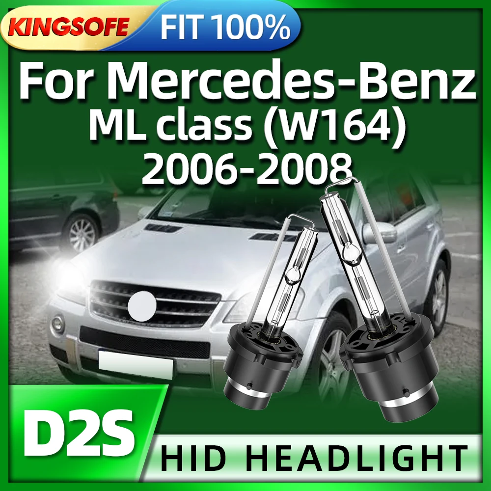 

Roadsun 2Pcs NEW 35W Xenon D2S HID Bulb 6000K Auto Headlight For Mercedes-Benz ML class (W164) 2006 2007 2008