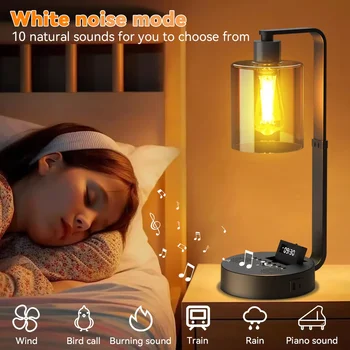 LED Bedside Lights Table Lamp Dimmable Desk Lamp Touch Night Light Office Table Rechargeable Study Reading Button Desk Lights 2