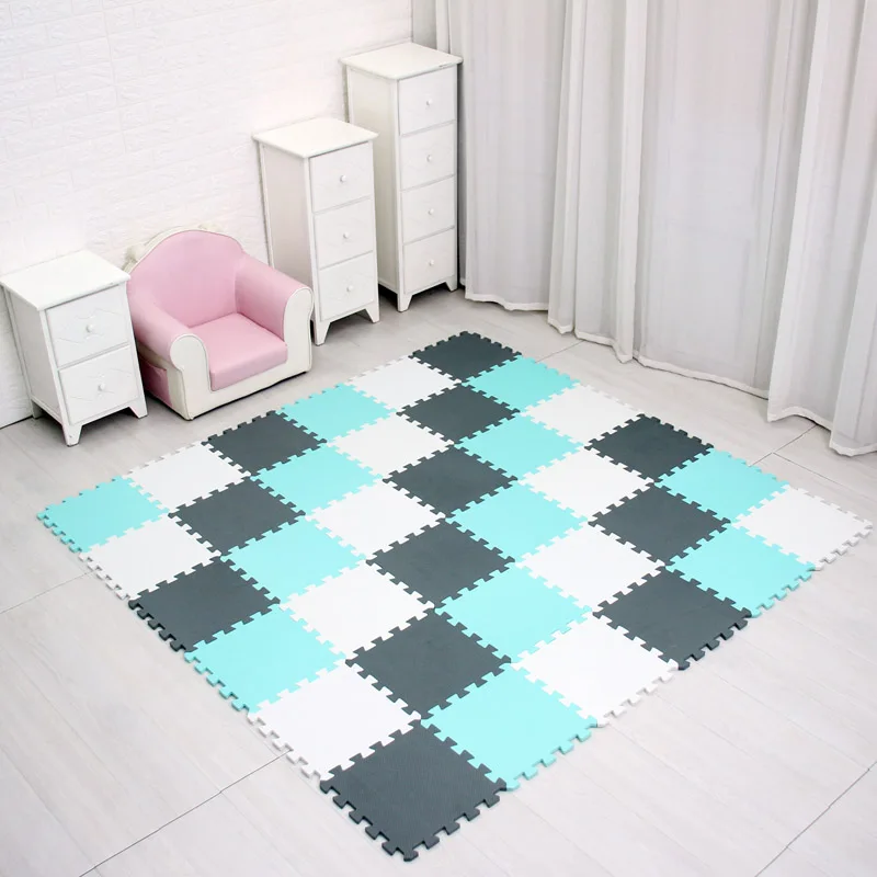 EVA Foam Play Puzzle Mat Interlocking Exercise Tiles Floor Carpet Rug 18 or 24/lot for Kid