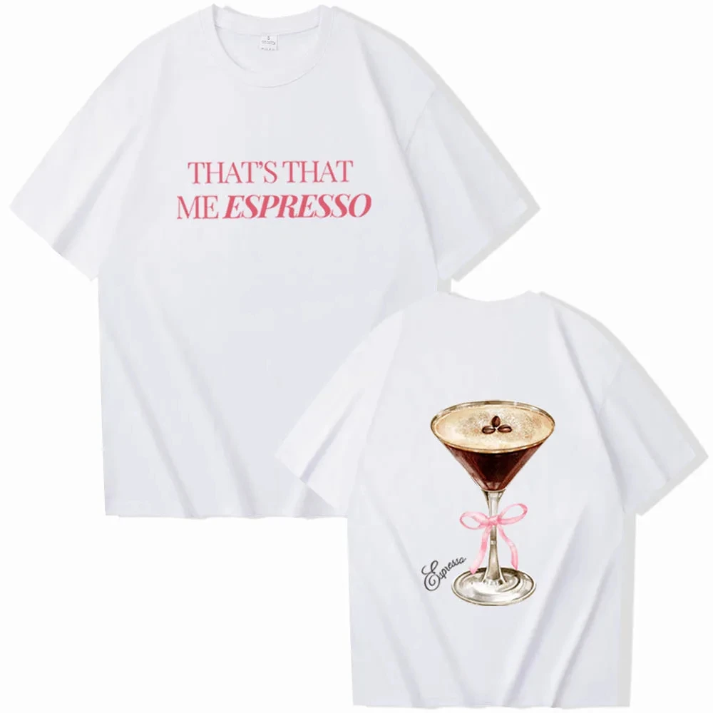 Sabrina Carpenter Espresso Album T-Shirts Sabrina Carpente Merch Harajuku O-Neck Short Sleeve Shirts Unisex 61595 2