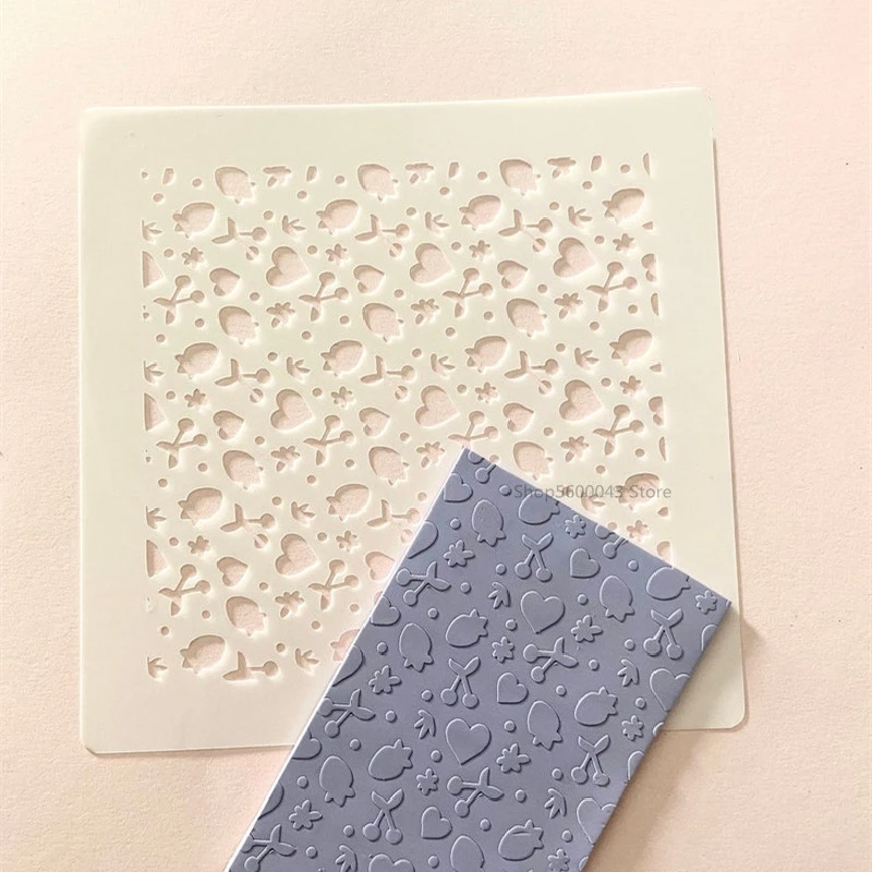 Tampon Acrylique à Carreaux Motif étoile - Modèles D'artisanat En Papier - Occasion