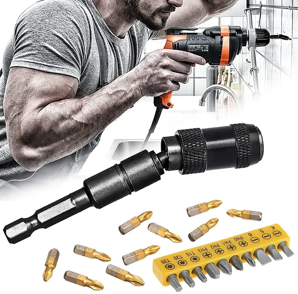 Acheter Lot De 17 Têtes Magnétiques Avec Embout Tournevis Pour Visseuse