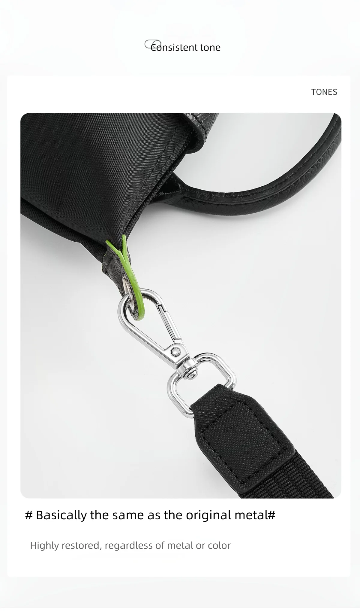 Canvas bag shoulder strap for Longchamp mini bag durable fashion Replacement Shoulder Strap bag modification bag accessories