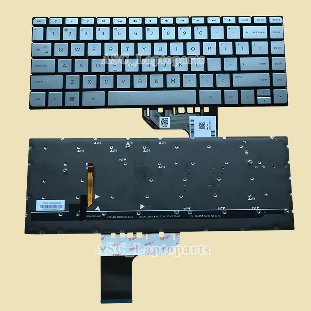 Novo teclado eua reino unido qwerty para