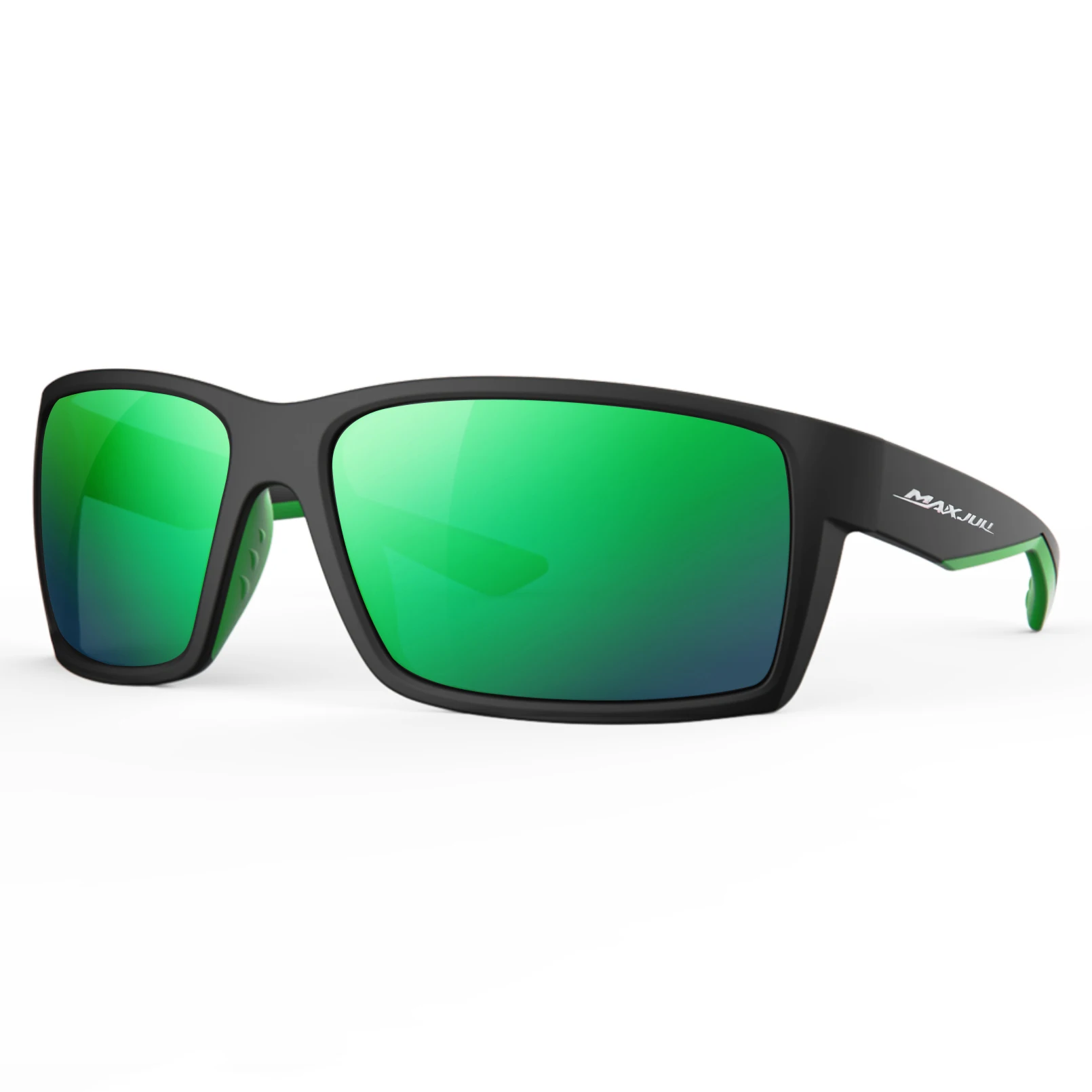MAXJULI Rectangular Polarized Sunglasses for Men Women,Sport Sun Glasses,Cycling Glasses 8122 