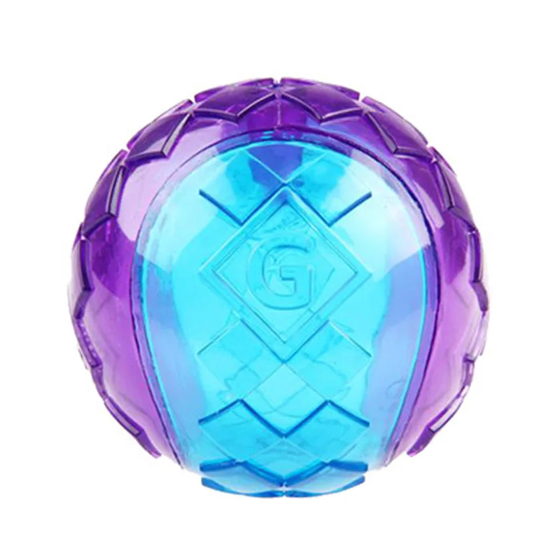Gigwi Pet Toys G-Ball Series Interactive Dog Ball Dog Toys Squeaky Balls  Bouncy And Assorted Colors for Small/Medium Dogs