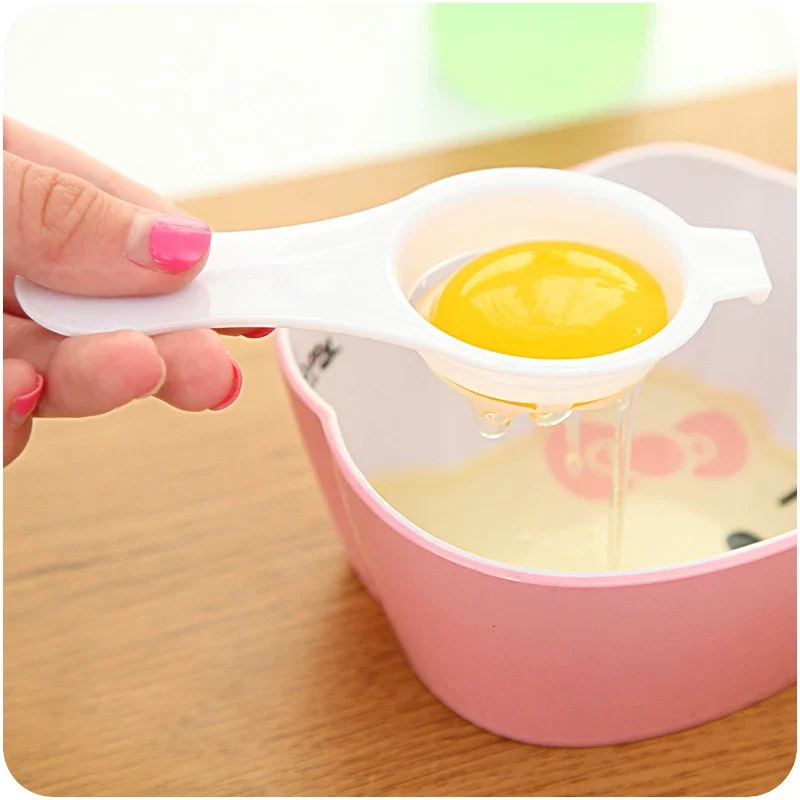 Egg Yolk White Separator Divider Holder Sieve Household Plastic Kitchen Tool 1 Pc egg separator