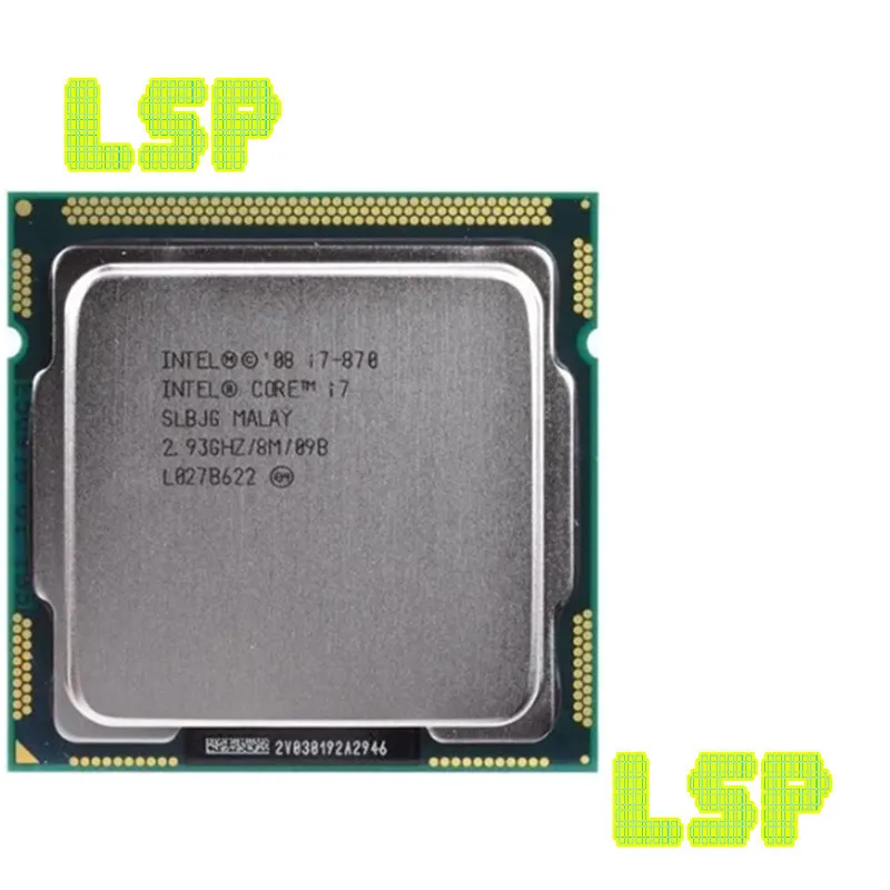 【送360円】Intel Corei7-870 SLBJG LGA1156 中古品 : Intel Core i7-870 2.93GHz OEM CPU SLBJG