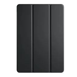 Custodia per Tablet in PU Pelle Trifold Premium con Porta Penna e Supporto Rigido Trasparente