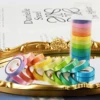 10Rolls/lot Rainbow Washi Tapes Scrapbooking Basic Masking Tape Journal Supplies Decorative Adhesive Stationery Washi Tape Set 6