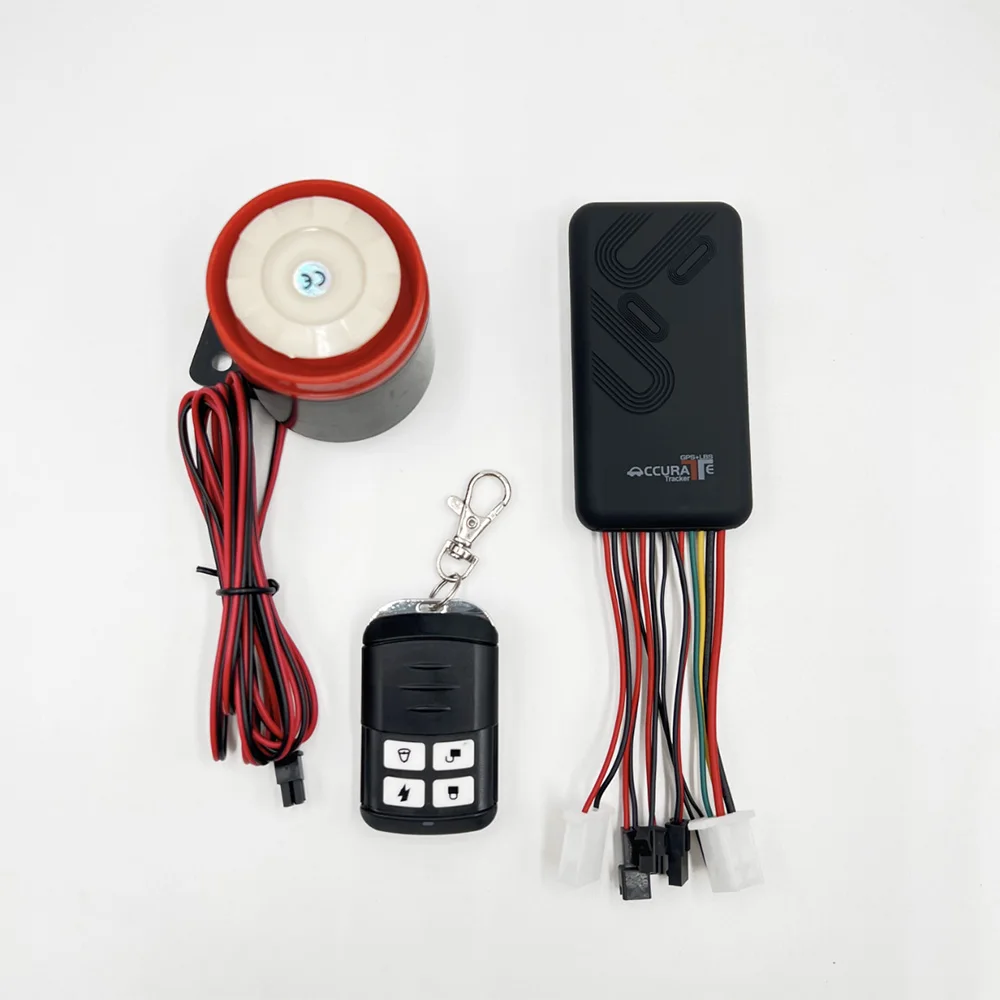 GT06R GPS Tracker Siren Remote Control For Vehicle Antitheft Car Alarm