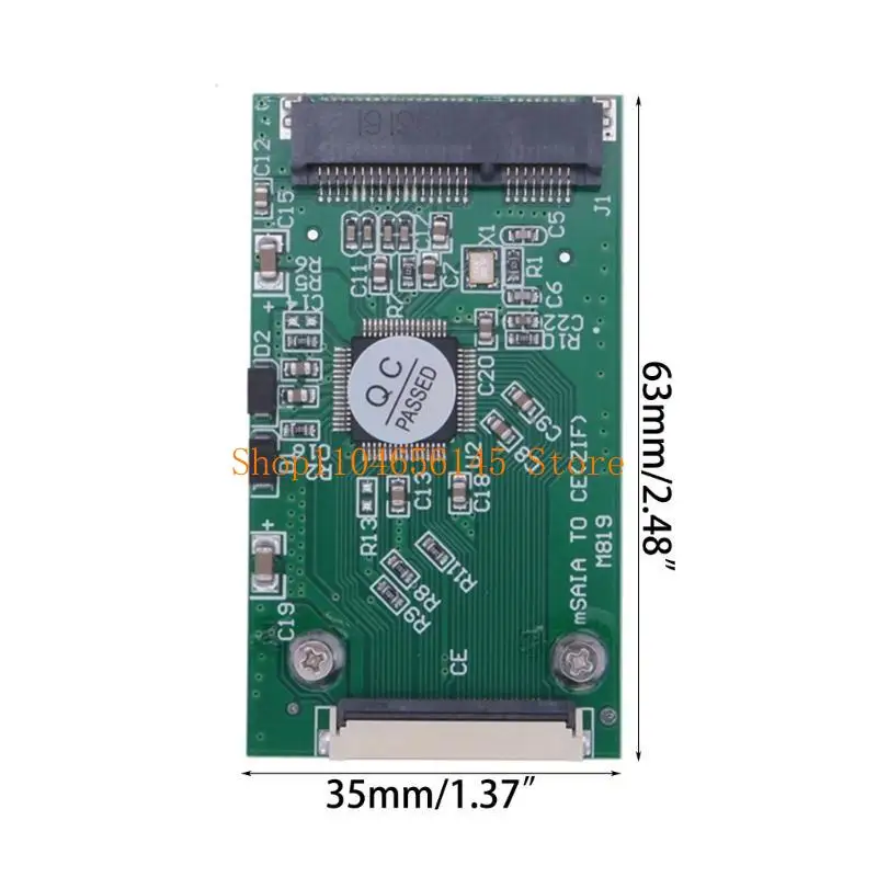 652F 1.8인치 미니 PCIE mSATA SSD-40핀 1.8 CE ZIF 변환기 카드 어댑터(컴퓨터 HDD용)