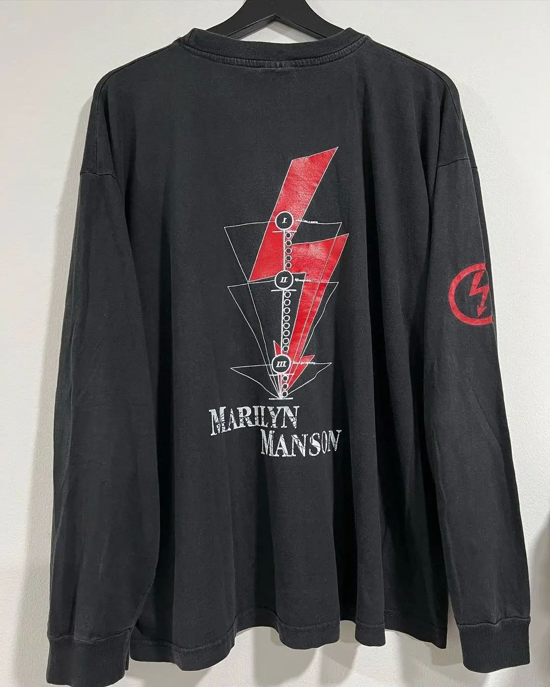Marilyn Manson High Street Tattoo Man in Dark Gothic Blockbuster Sweater Autum Winter Long Sleeve Round Neck Sweater 2