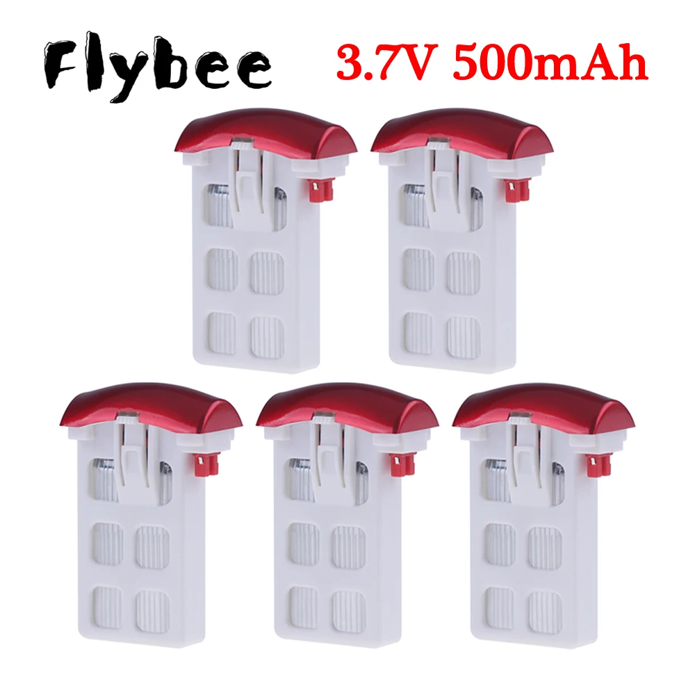 Drone Battery 3.7V 500mAh Lipo Battery Spare Parts for SYMA X5UW X5UC X5U RC Quadcopter Part Replacement Accessory