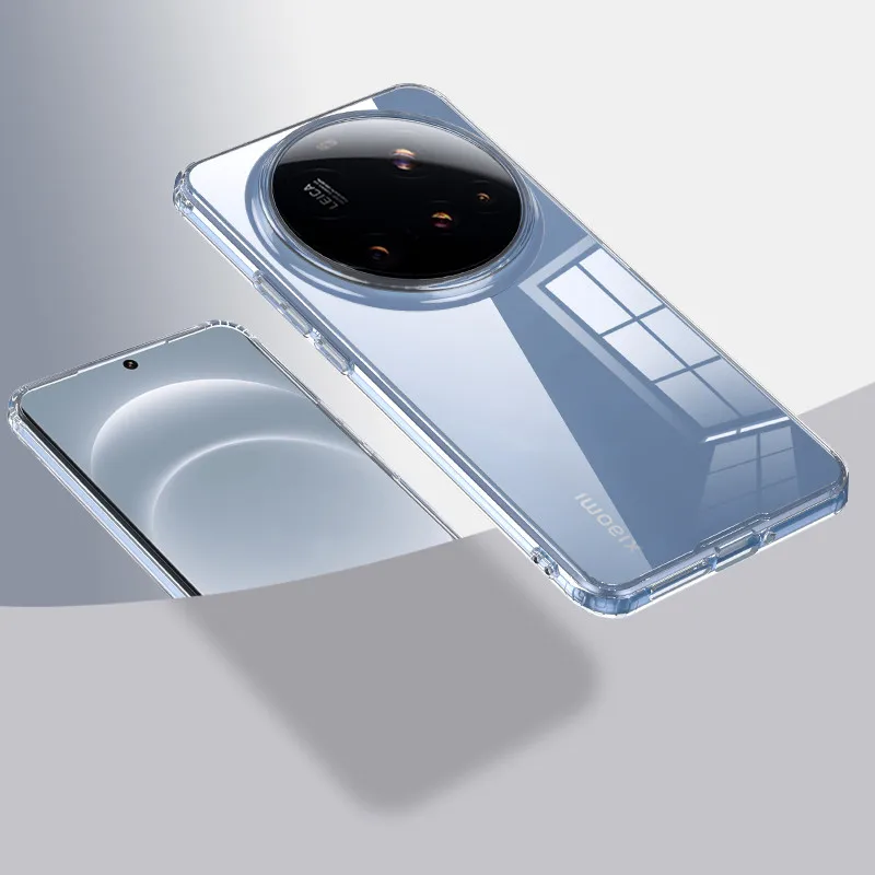 Enhanced Magnetic Wireless Charging Armor Case - Matte & Clear, Military Shockproof Cover