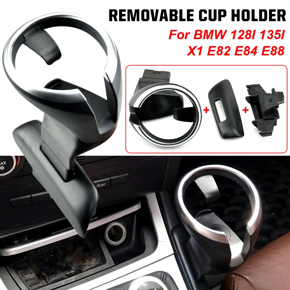 Front Car Cup Holder Drink Holder Car Front Cup Drink Holder Back Seat Water Cup Holder For BMW 135i 128i X1 E82 E84 E81 E87N