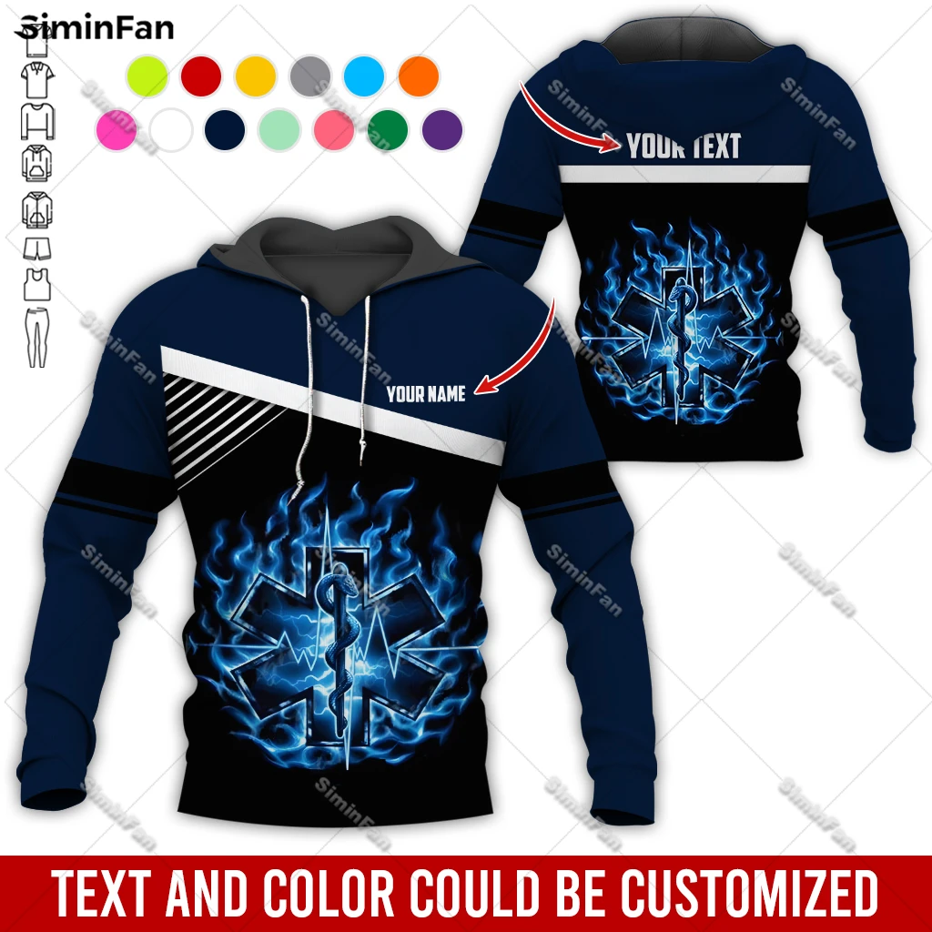 

Custom Name/Color EMS EMT Physical Therapy Men Hoodie 3D Printed Male Pullover Hood Jacket Unisex Long Sleeve Shirt Female Top-4