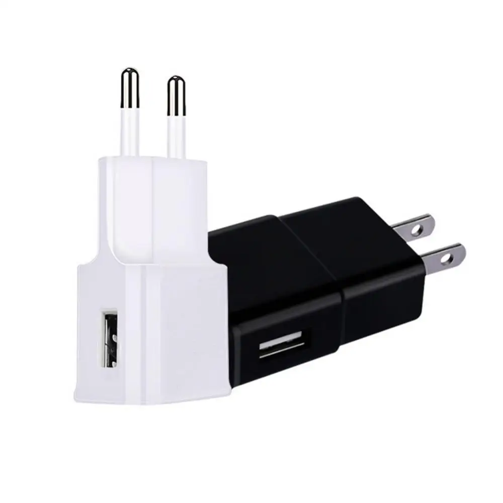 USB Wall Charger EU US Plug Phone Charger Head 5V/1A Single Port USB Charging Block Travel Power Adapter For Samsung Huawei HOT