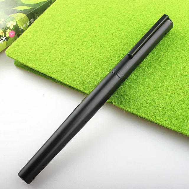 Penna stilografica di lusso 500 foresta nera materiale scolastico per  ufficio Business in titanio nero estremamente scuro penne a inchiostro -  AliExpress