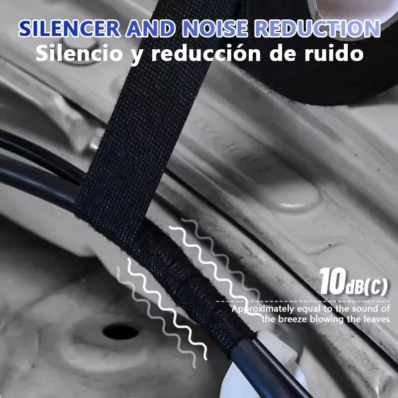 High-Temp Fiberglass Harness Tape - 2-inch x 50ft Adhesive Cloth for Engine Bay Wiring, Automotive Electrical Insulation