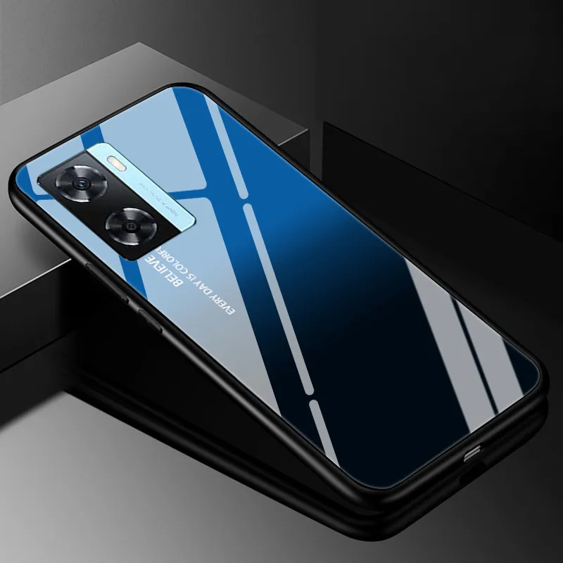 Premium Hard Back Bumper Case with Tempered Glass Cover - Sleek and Durable Protection