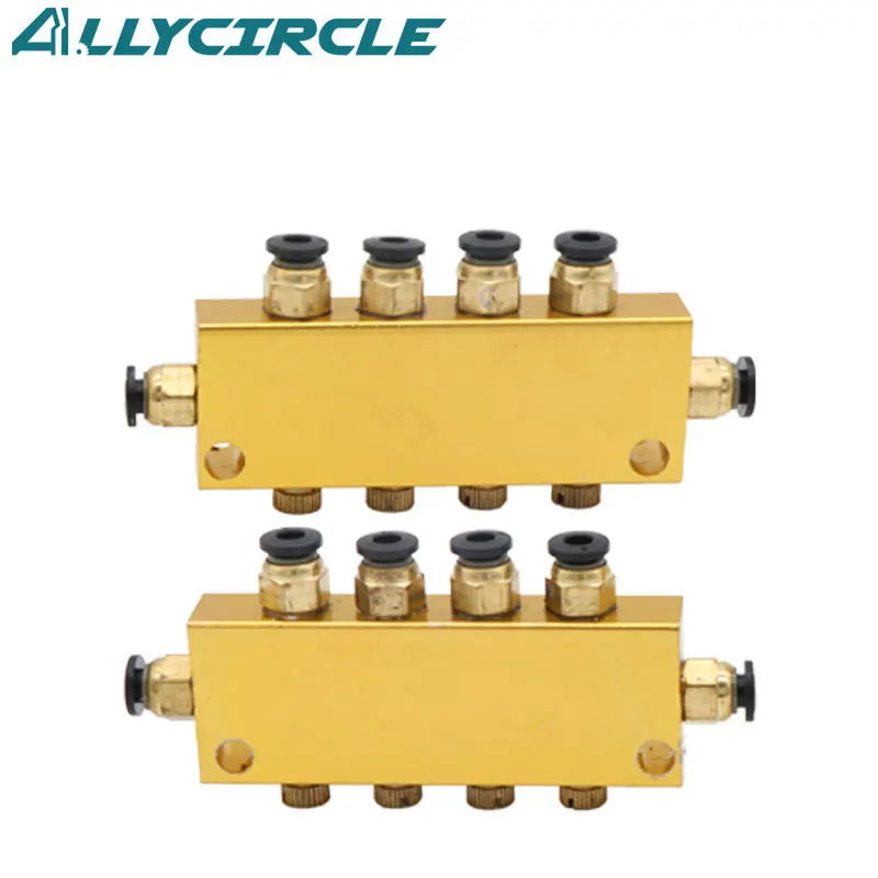 2L CNC Lubricant Pump Kit 110V 220V Solenoid Oil Pump for CNC Machine Linear Transmission CNC Spare Parts with Pressure Gauge