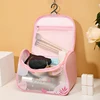 Portable Cosmetic Bag Female Travel Storage Toiletry Organize Women Waterproof PVC Wash Kit Transparent Zipper Make Up Case 5