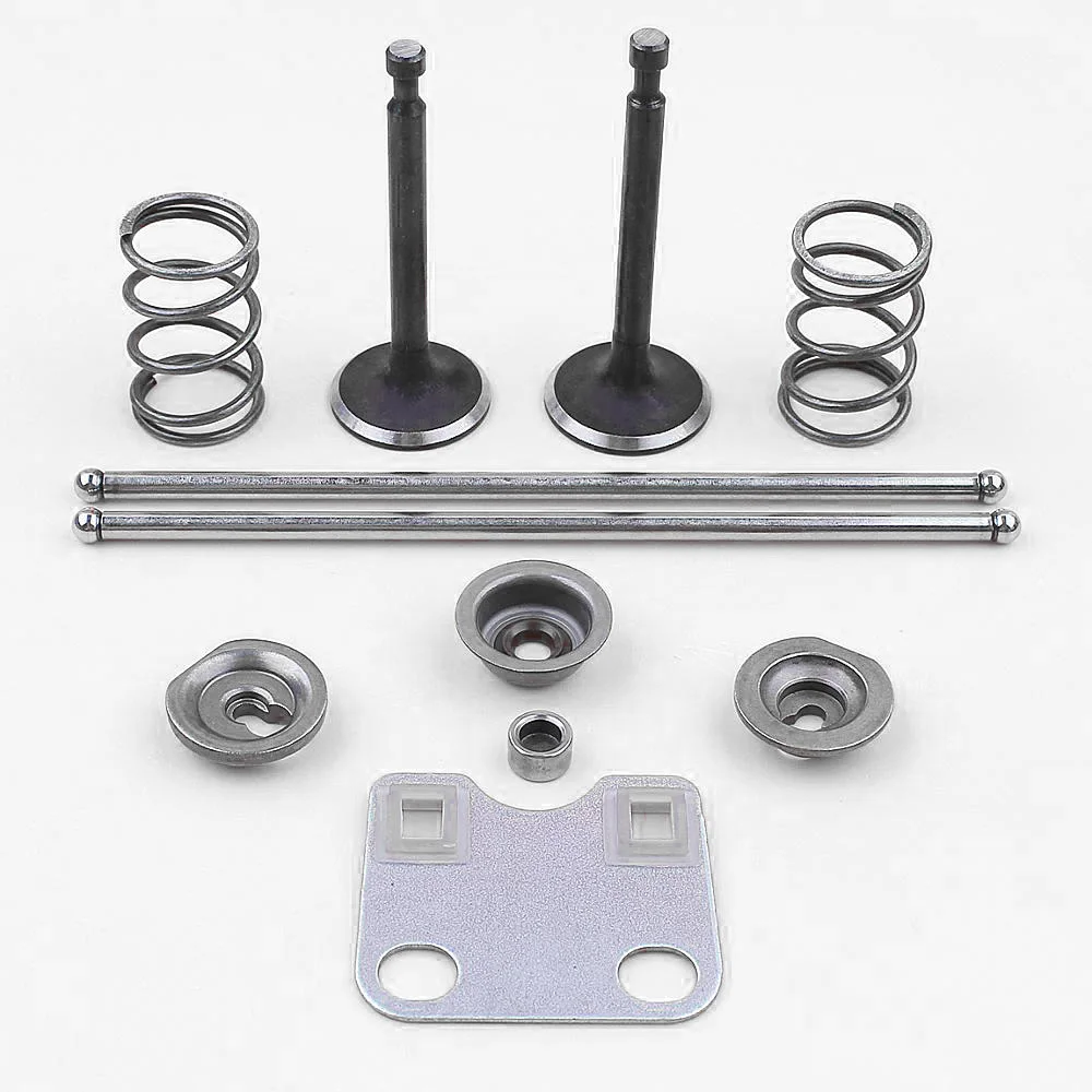 Engine Intake Exhaust Valve Kit Push Rod Guide Plate Parts For Honda GX160 GX200 5.5HP 6.5HP Chainsaw Engine 14791-ZE1-010 battery powered hedge trimmer