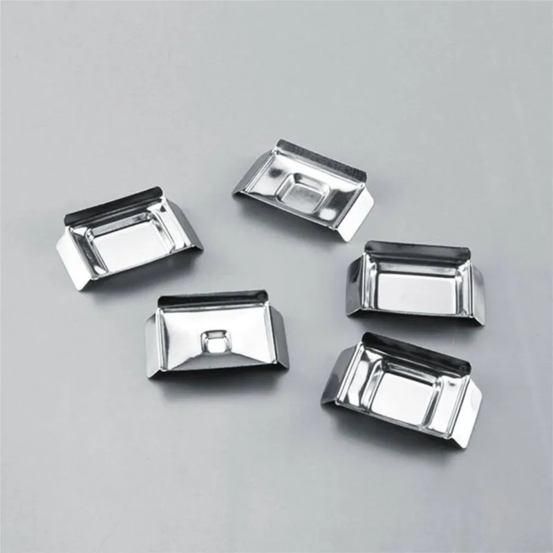 Stainless Steel Sample Embedding Box Bottom Mold 10pcs, stainless steel embedding mold